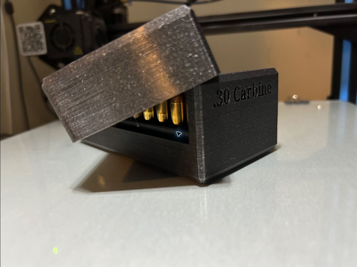Custom 3D-printed cache container